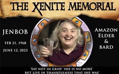 Xenite Memorial: Amazon Elder & Bard – Jenbob Passed Away on June 12, 2023